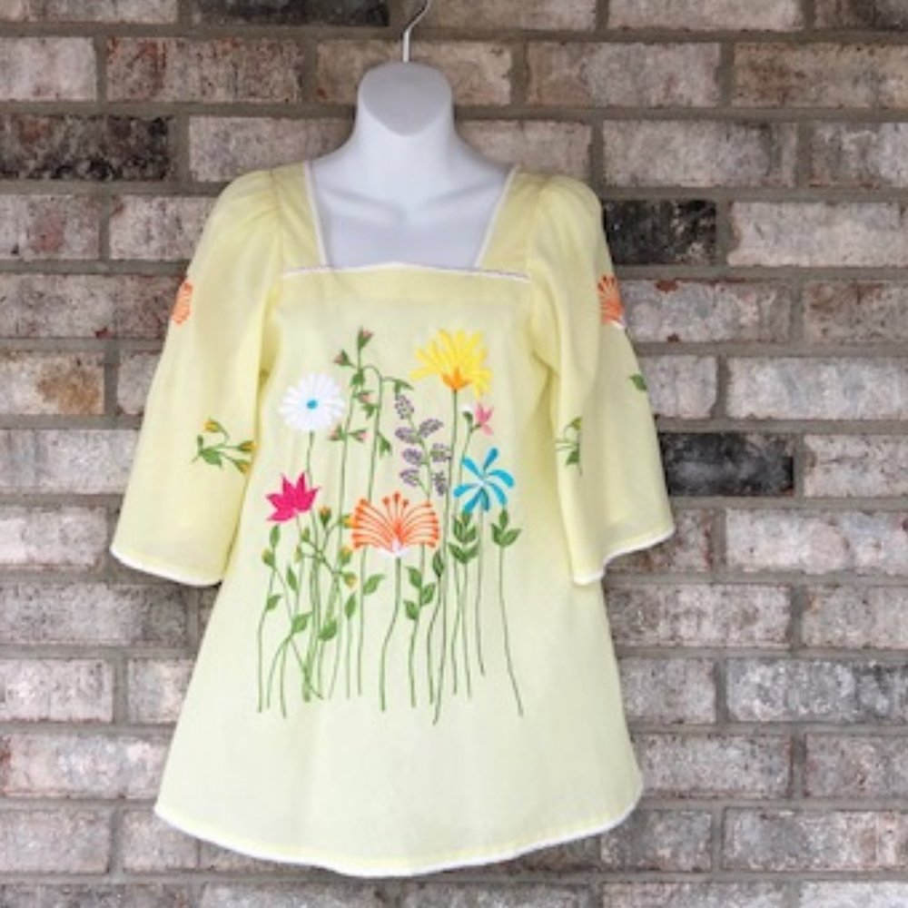 Joycelyn's California Vintage Embroidered Blouse